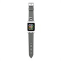 Karl Lagerfeld Karl Head Apple Watch 7/SE/6/5/4/3/2/1 Armband - 45mm/44mm/42mm - Silver