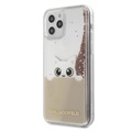 Karl Lagerfeld Liquid Glitter iPhone 12 Pro Max TPU Skal