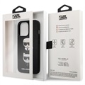 Karl Lagerfeld Saffiano K&C Heads iPhone 13 Pro Max Skal - Svart