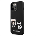 Karl Lagerfeld Karl & Choupette iPhone 13 Pro Max Silikonskal - Svart