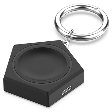 Nyckelring Trådlös Laddare - Huawei Watch GT 3 Pro/Watch D/Watch GT 3 - Svart