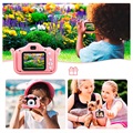 Barn Digitalkamera med 32GB Minneskort (Öppen Förpackning - Utmärkt) - Rosa