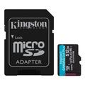 Kingston Canvas Go! Plus microSDXC-minneskort med adapter SDCG3/512GB