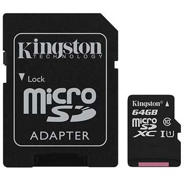 Kingston Canvas Select MicroSDXC Minneskort SDCS/64GB - 64GB