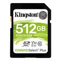 Kingston Canvas Select Plus SDXC-minneskort SDS2 - 512GB