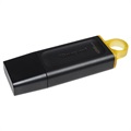 Kingston DataTraveler Exodia USB-minne - 128GB - Gul / Svart