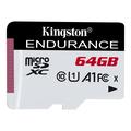 Kingston microSDXC-minneskort med hög uthållighet SDCE/64GB - 64GB