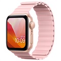 Kingxbar Apple Watch 7/SE/6/5/4/3/2/1 Magnetisk Armband - 45mm/44mm/42mm - Rosa