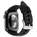 Kingxbar Crystal Fabric Apple Watch 7/SE/6/5/4/3/2/1 Armband - 45mm/44mm/42mm