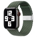 Apple Watch Series 7/SE/6/5/4/3/2/1 Stickat Armband - 45mm/44mm/42mm - Grön