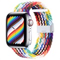 Apple Watch Series 7/SE/6/5/4/3/2/1 Stickat Armband - 45mm/44mm/42mm - Regnbåge