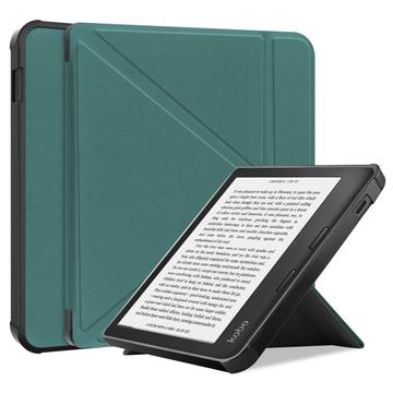 Kobo Libra 2 Origami Stand Foliofodral - Grön