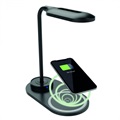 Ksix Energy LED Skrivbordslampa med Snabb Trådlös Laddning - Svart