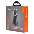 Ksix Studio Live Pocket LED Ring Ljus med Mobilhållare - 3W