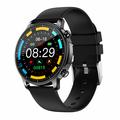 LEMONDA SMART V23 1,3" smart klocka med full pekskärm IP67 vattentät fitnessklocka med blodtrycksmätning hälsoinformation push - svart
