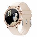 LEMONDA SMART V23 1,3" smart klocka med full pekskärm IP67 vattentät fitnessklocka med blodtrycksmätning hälsoinformation push - guld