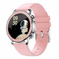 LEMONDA SMART V23 1,3" smart klocka med full pekskärm IP67 vattentät fitnessklocka med blodtrycksmätning hälsoinformation push - rosa