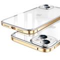 Luphie Anti-Rep iPhone 14 Hybridskal - Guld
