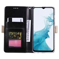 Lace Pattern Samsung Galaxy A23 Plånboksfodral - Svart