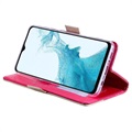Lace Pattern Samsung Galaxy A23 Plånboksfodral - Varmrosa