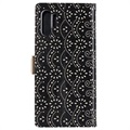 Lace Pattern Samsung Galaxy A32 5G/M32 5G Plånboksfodral - Svart