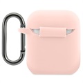 Lacoste AirPods / AirPods 2 Liquid Silikonskal - Rosa