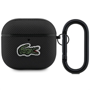 AirPods 4 Lacoste Petit Pique Croc Logo Patch Fodral - Svart