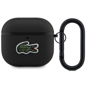 AirPods 4 Lacoste Petit Pique Croc Logo Patch Fodral - Svart