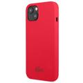 Lacoste iPhone 13 Liquid Silikonskal - Röd