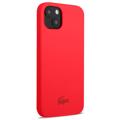 Lacoste iPhone 13 Liquid Silikonskal - Röd