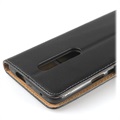 OnePlus 7 Pro Läder Plånboksfodral med Stativfunktion - Svart