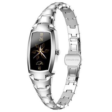 Lemfo H8 Pro Bluetooth Smartwatch för Kvinnor - Silver