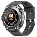 Lemfo T92 Smartwatch med TWS-Hörlurar - iOS/Android - Svart