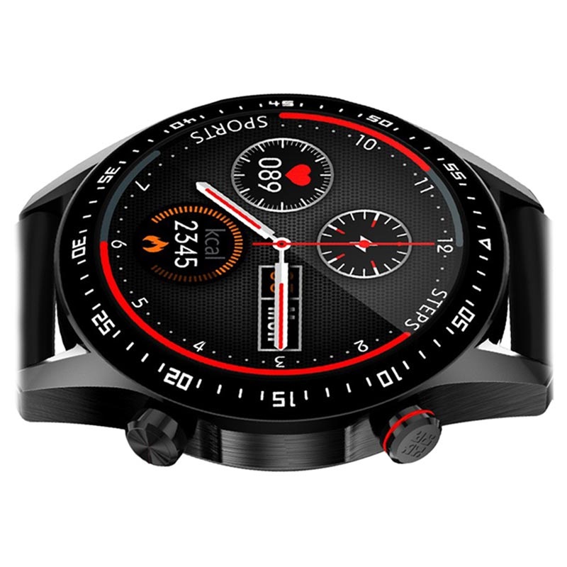 Lemonda Smart E12 Vattentät Smartwatch - Rostfritt Stål Rem