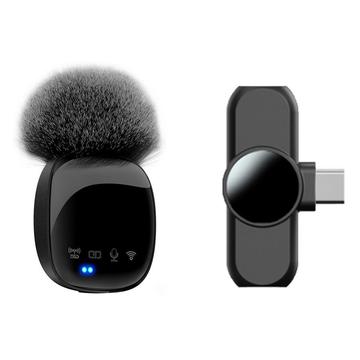 Lippa Pro trådlös mikrofon med USB-C - svart
