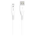 Lippa USB-A / Lightning-kabel 12W - 1m - Vit