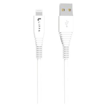 Lippa USB-A / Lightning-kabel 12W - 1m - Vit