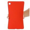 Samsung Galaxy Tab A7 Lite Liquid Silikonskal - Röd