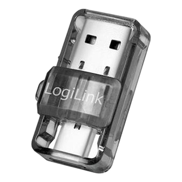 LogiLink BT0054 USB-C/USB-A Bluetooth 5.0-adapter - Transparent grå