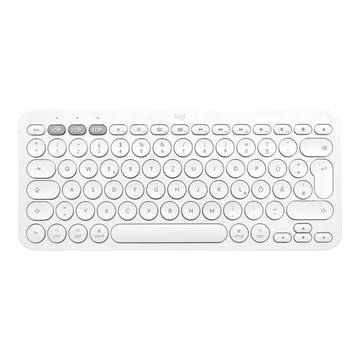Logitech K380 trådlöst Bluetooth-tangentbord för flera enheter för Mac - nordisk layout - vit