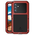 Samsung Galaxy A54 5G Love Mei Powerful Hybridskal - Röd