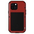 Love Mei Powerful iPhone 13 Mini Hybrid Skal - Röd