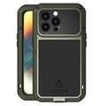 Love Mei Powerful iPhone 14 Pro Hybridskal - Grön