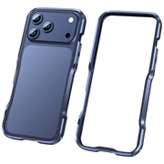 iPhone 17 Pro Max Luphie Safe Lock Metallstötfångare - Mörkblå
