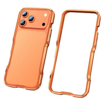 iPhone 17 Pro Luphie Safe Lock Metallstötfångare - Orange