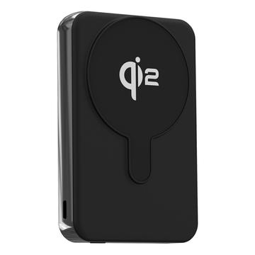 M01A 10000mAh Qi2 Magnetisk Trådlös Powerbank - 35W - Svart
