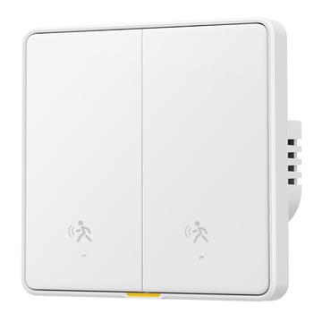 MG-KG126 Zigbee Radar Smart Switch / Mänsklig Sensor Väggbrytare - 2 gäng, 1 väg