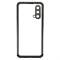 OnePlus Nord CE 5G Magnetisk Skal med Baksida i Härdat Glas - Svart