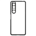 Sony Xperia 1 III Magnetisk Skal med Baksida i Härdat Glas - Svart