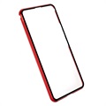 Samsung Galaxy A53 5G Magnetiskt Skal med Härdat Glas - Röd
